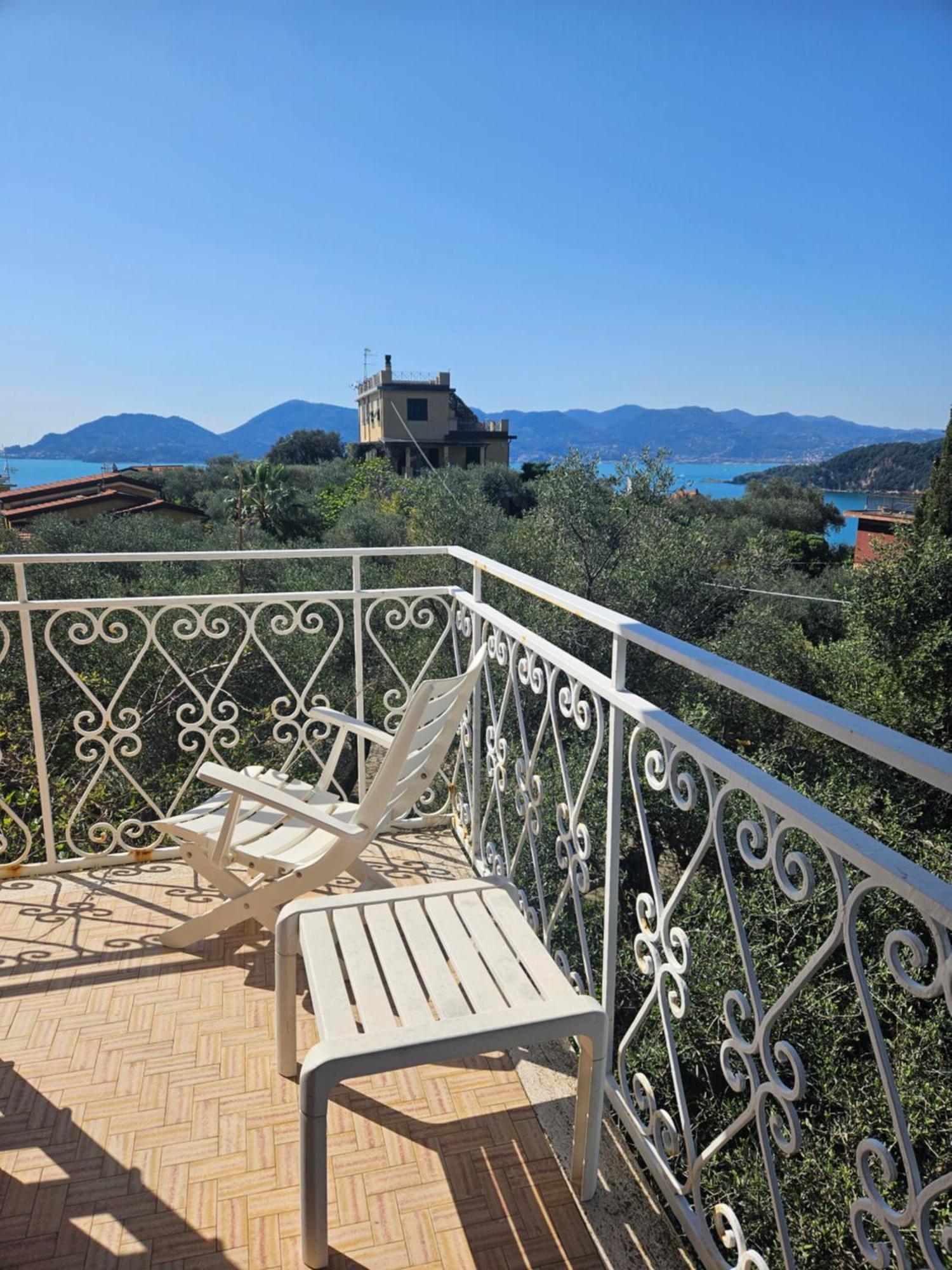Villa con vista mozzafiato Lerici Esterno foto